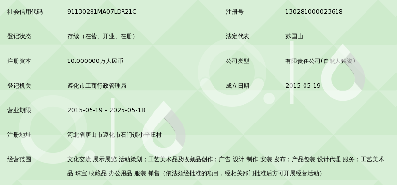 遵化市安坤澤華文化藝術(shù)交流